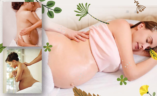 Massage prénatal avec collation revitalisante offerte (2h)