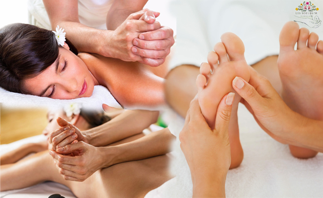 Massage lomi-lomi + massage des pieds ( 1h15)