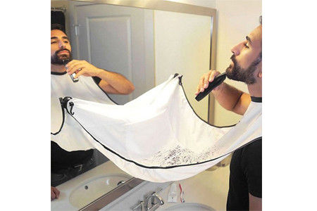 Tablier de Barbier Innovant pour le Rasage de la Barbe