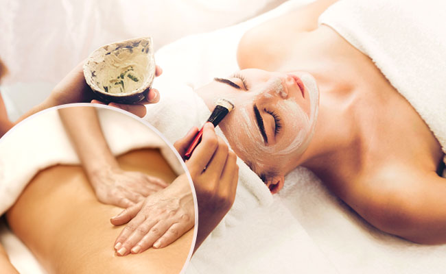 Soin du visage profond bio + modelage du dos (1h45)