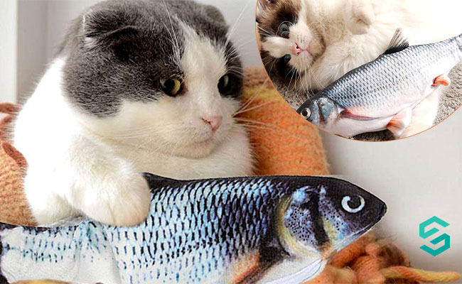 Jouet Poisson Interactif et Dansant Inédit pour Chats et Chiens