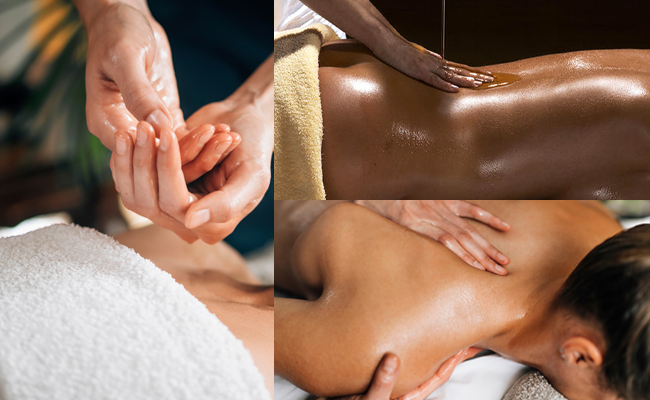 Massage relaxant de la tête aux pieds à l'huile chaude de sésame (1h20)