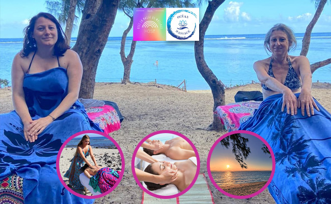 Massage en DUO personnalisable et relaxant à la plage - 1H