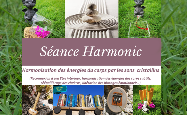 Voyage sonore avec sons cristallins (1h)