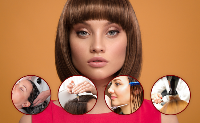 Forfait coiffure : shampoing, soin, coupe et brushing