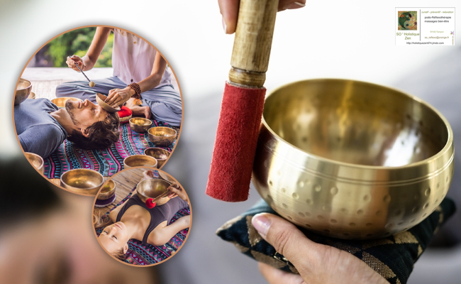 Massage vibratoire aux bols tibétains (1h)