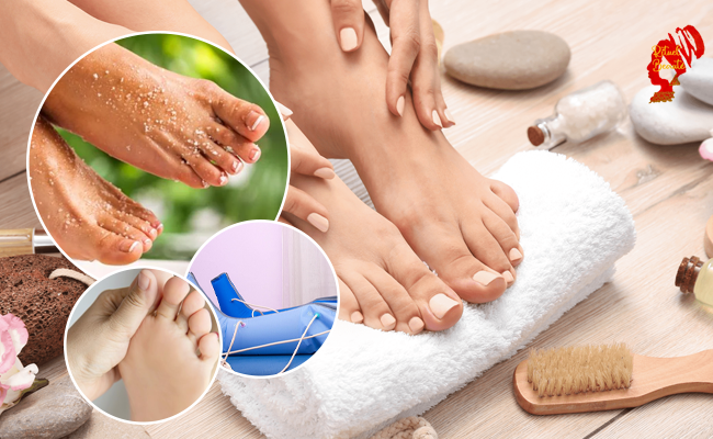 Soin des pieds adoucissant et relaxant - 1h15