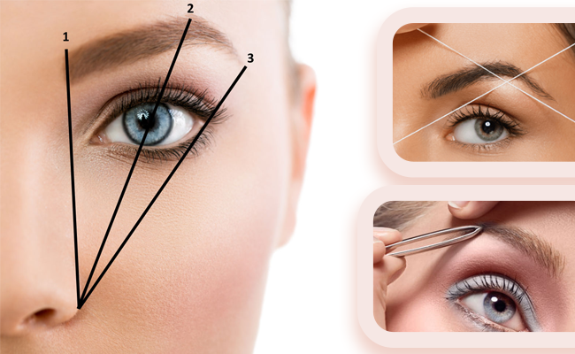 Restructuration des sourcils air brushing brow