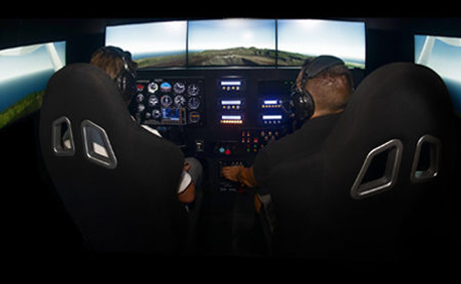 Simulateur d’avion Cessna ou hélicoptère pour 2 personnes