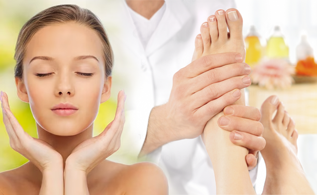 Soin visage hydratant et relaxant + massage des mains et des pieds (1h30)  