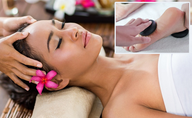 Shiroabhyanga et massage pieds aux pierres froides (1h30)
