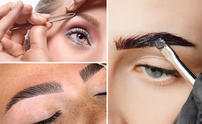Epilation sourcils + browlift + teinture