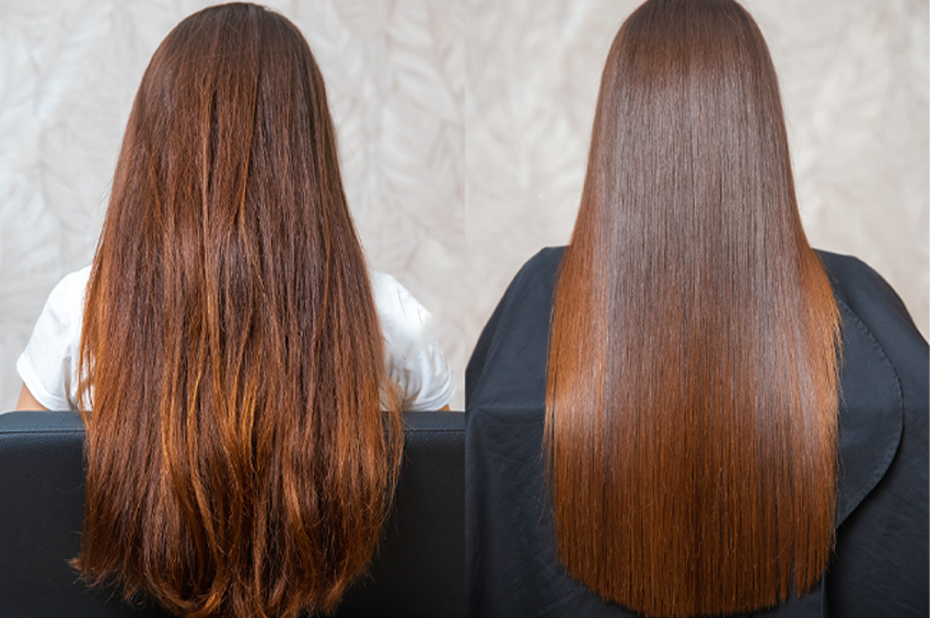 Soin botox capillaire et brushing