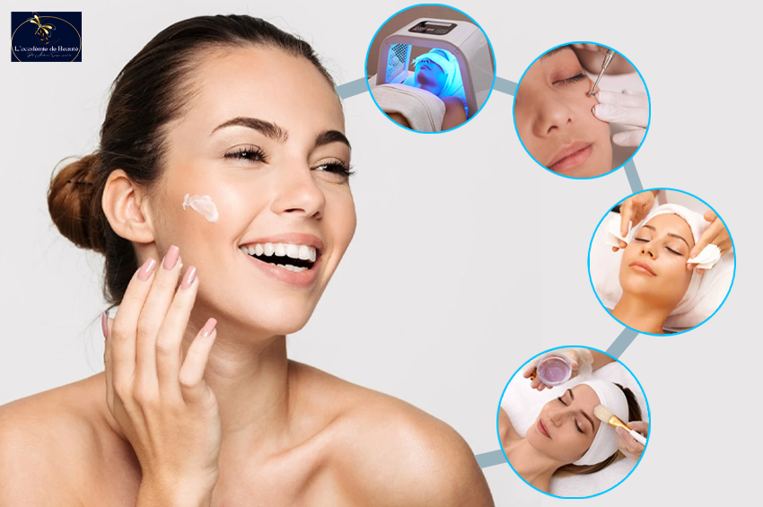 Soin hydraFacial avec pose vernis semi-permanente (1h15) 