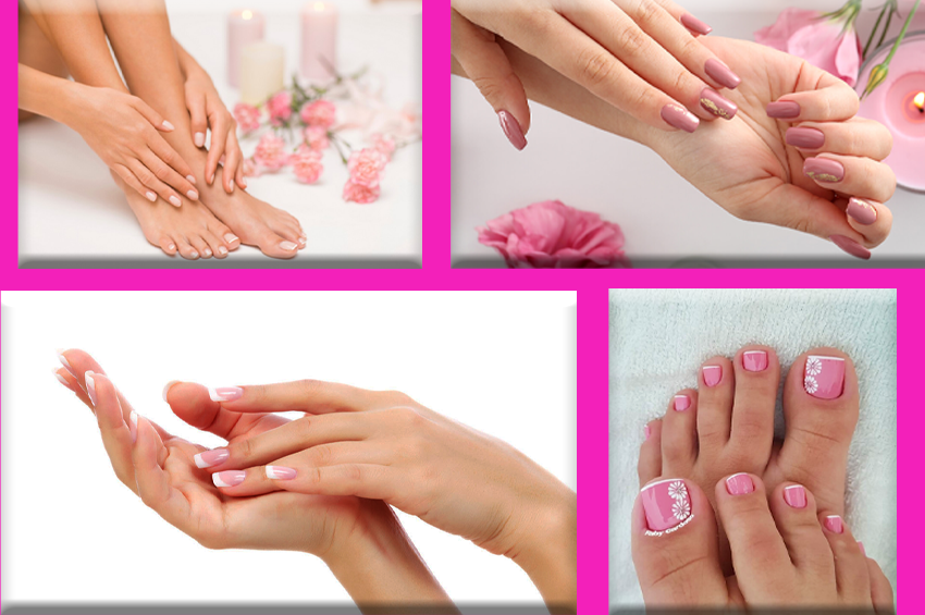 Pose gel mains +soins des mains et pieds 