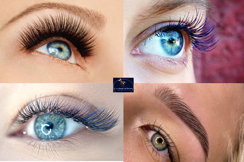 Rehaussement de cils, browlift et teinture