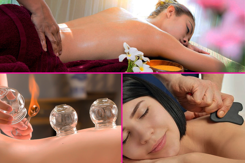 Massage Tui na dos/ ventouses/ cupping therapy 1h15 