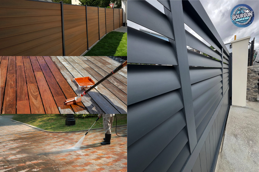 Confiez le nettoyage de votre terrasse et de votre clôture à des experts ! Bourbon Clean & Vap vous propose un lavage haute pression à partir de seulement 17 €
