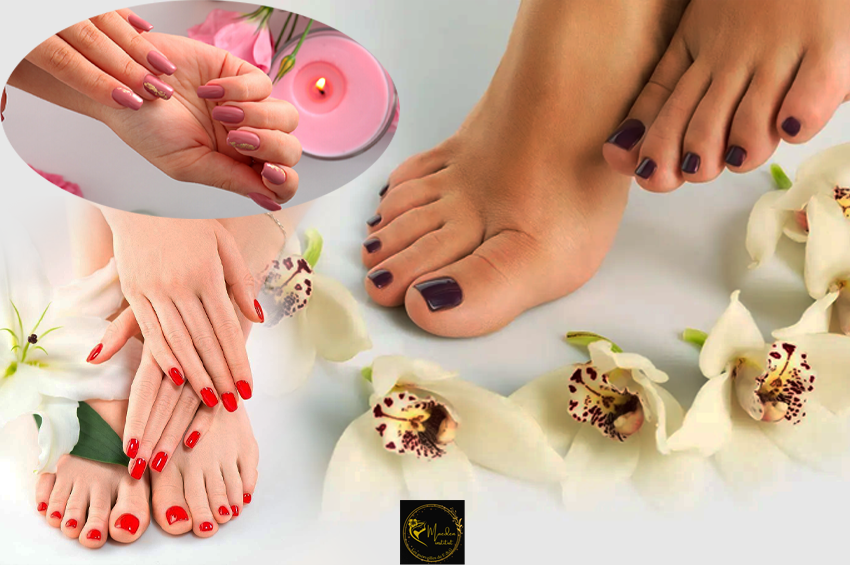 Pose semi-permanent Mains et pieds (avec la déco)