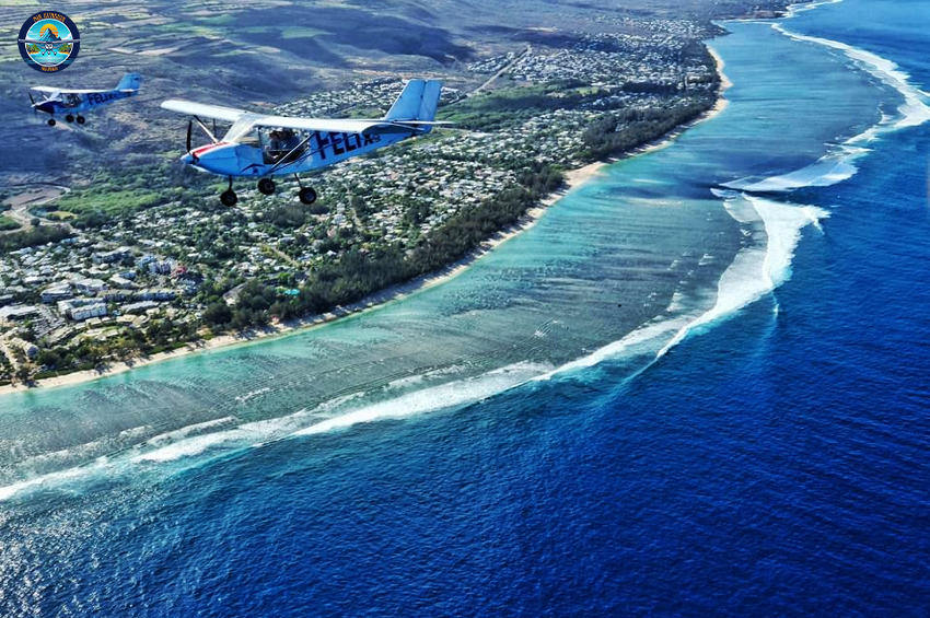 Survol du Lagon en ULM (25 à 30 min)