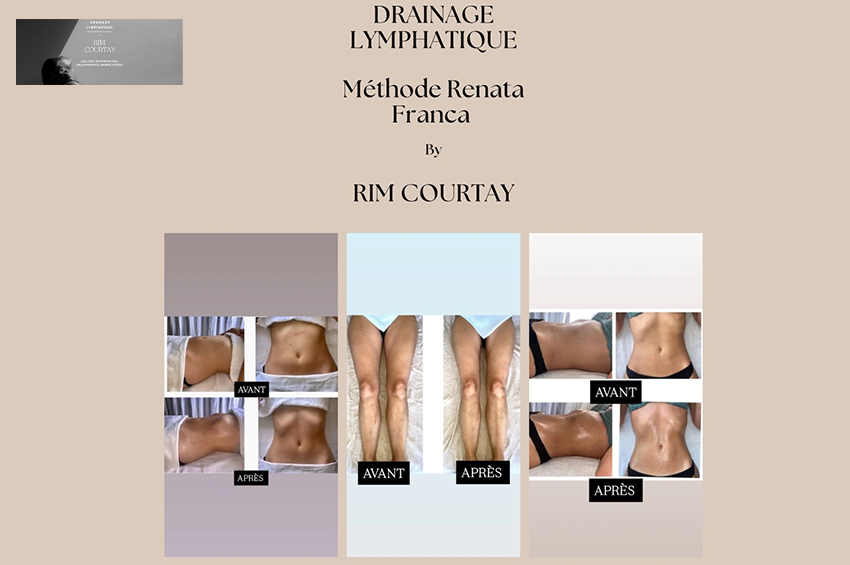 Drainage lymphatique méthode RENATA FRANCA à domicile (1h)