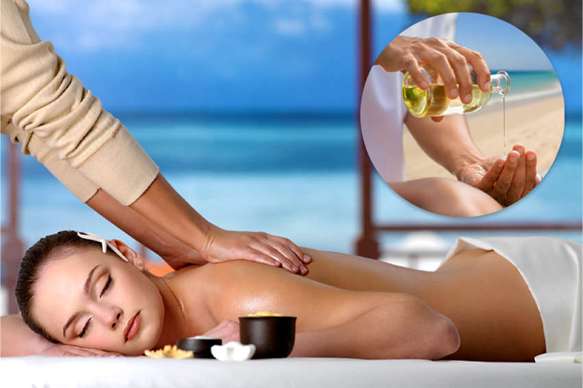 Massage aroma-détente à la plage (1h)