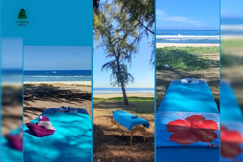Offrez-vous un massage relaxant de la tête aux pieds au bord de la mer - 1h