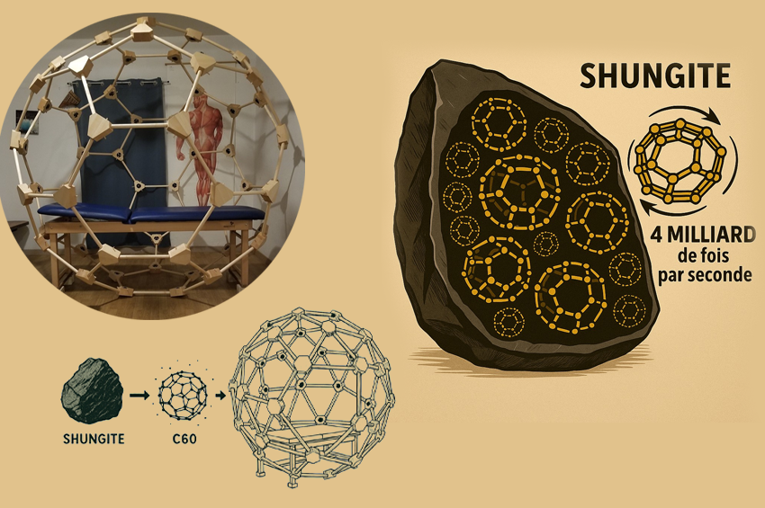 Sphère Géante de Shungite + Bilan énergétique 