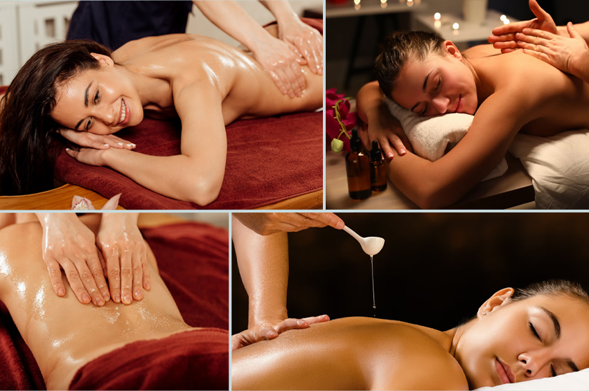 Massage abhyanga à domicile (1h10)