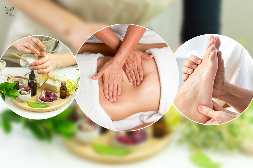 Naturopathie et massage relaxant Chi Nei Tsang ou réflexologie (1h) 