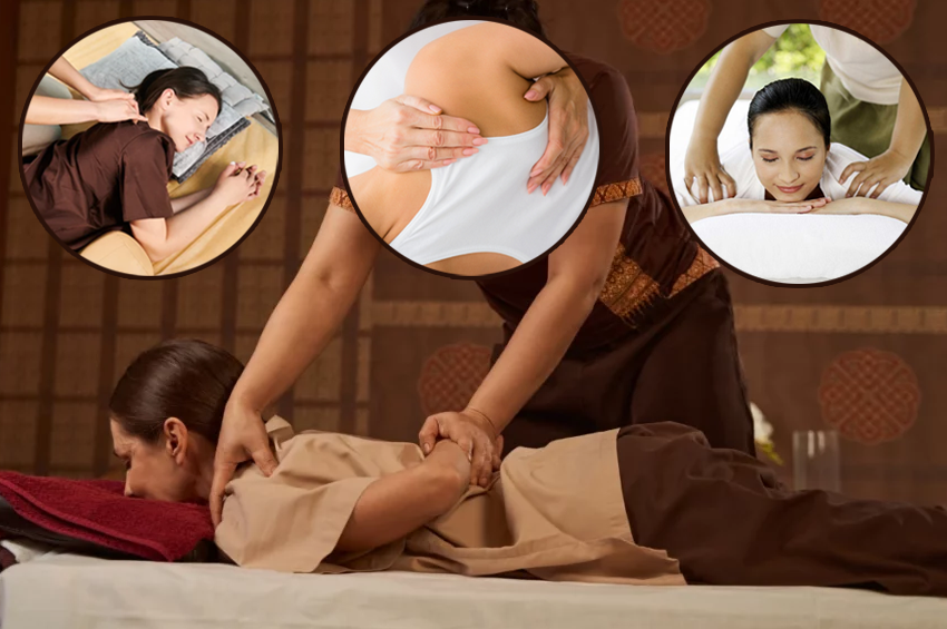 Massage thaï style : Dos – Trapèzes – Nuque (1h)