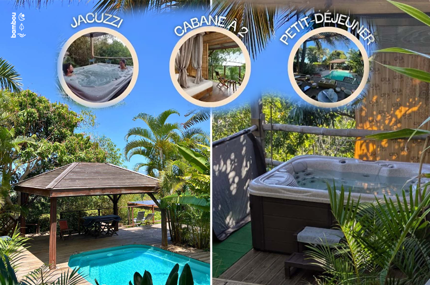 1 nuit pour 2 pers avec PDJ et jacuzzi