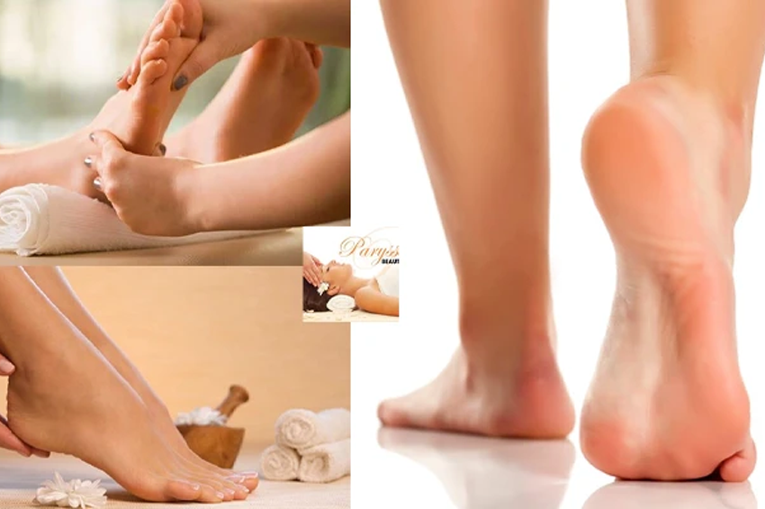 Modelage pieds, soin anticallosités (1h)