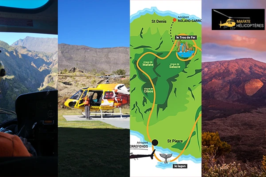 Survol en hélicoptère premium (55mn)