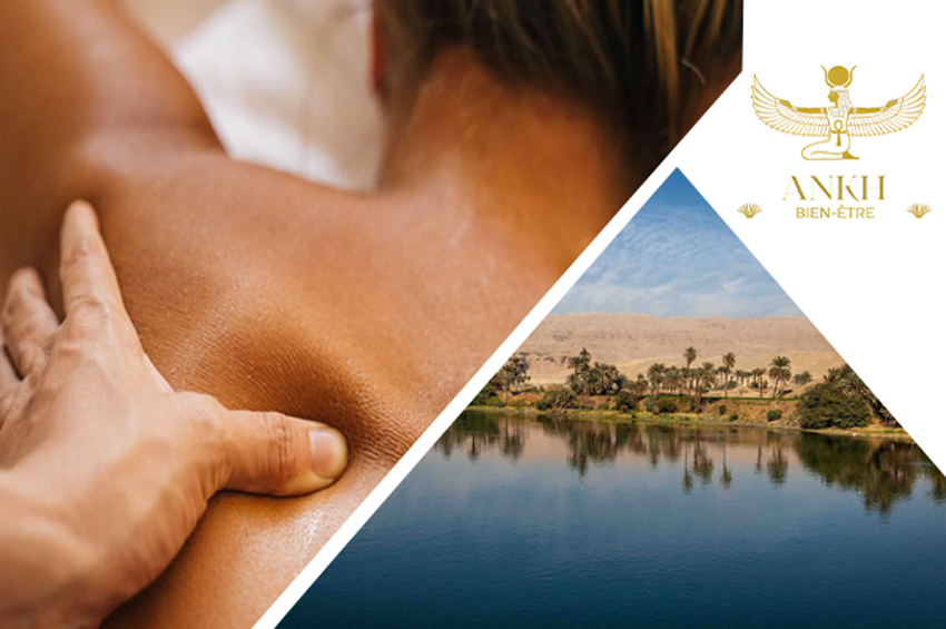 Le Nil ancestral : Massage égyptien et 5 continents (1h - 1h30)