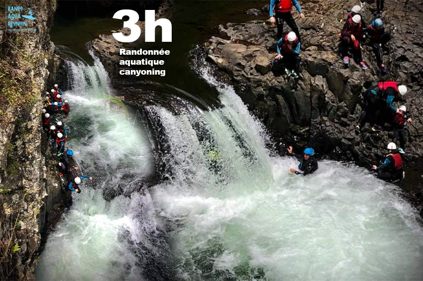 Randonnée aquatique canyoning (3h) + apéro offert