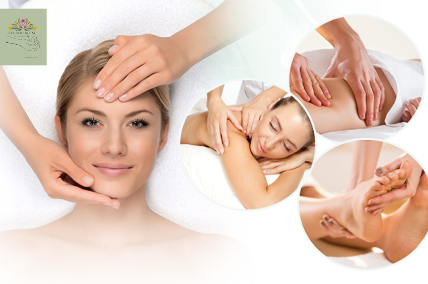 Massage du corps avec massage du visage à effet Kobido (1h45)