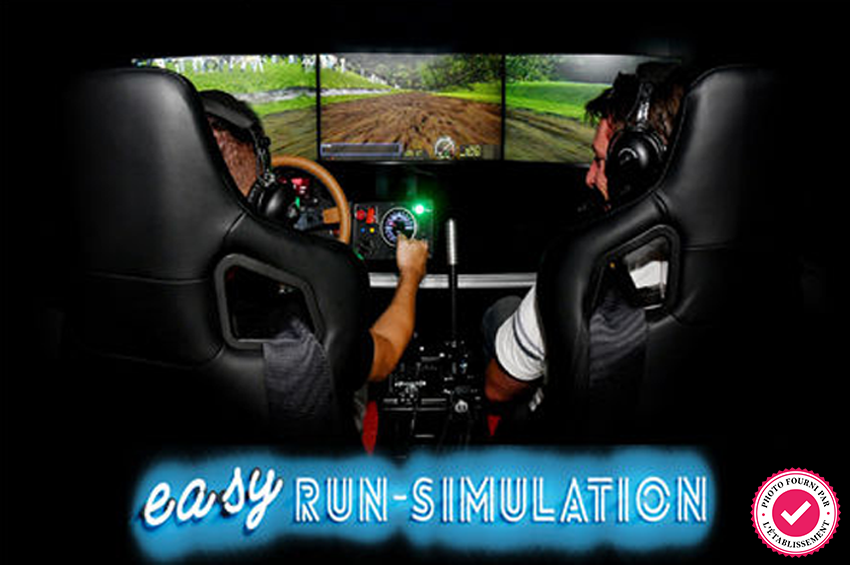 Simulateur rallye pr 2 pers (1h)
