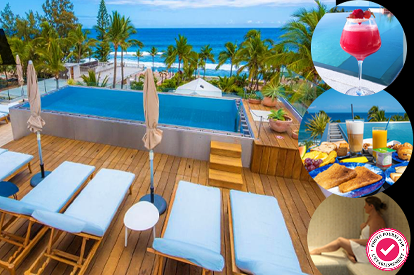 Journée détente au rooftop : accès piscine, hammam, petit déjeuner ou planche de tapas avec thé glacé ou jus de fruit