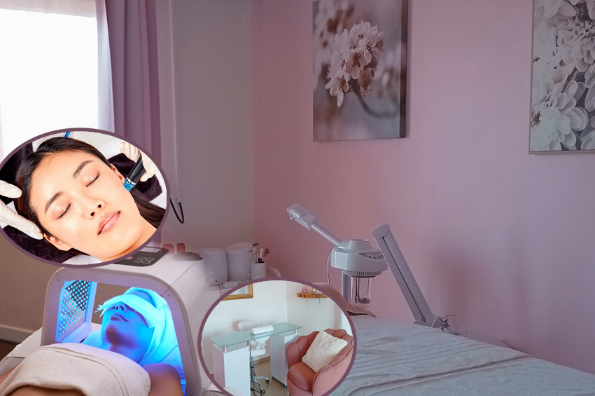 soin hydrofacial, luminotherapie (1h15)