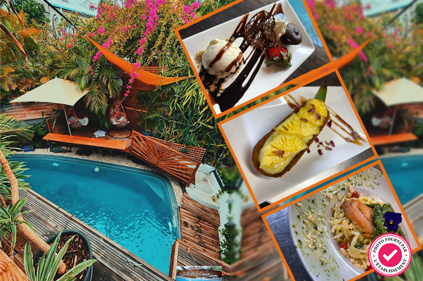 Déjeunez au bord de la piscine pr 2 pers