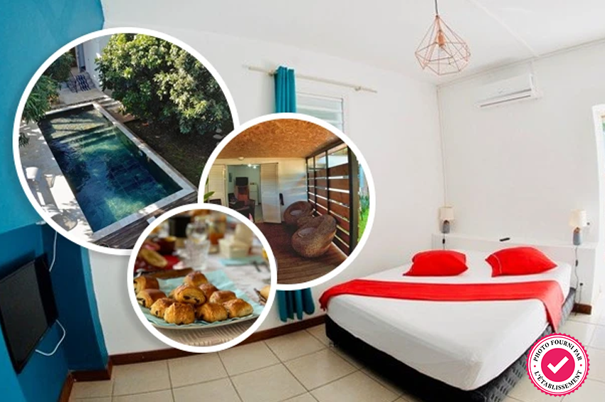 1 nuit pour 2 pers avec PDJ