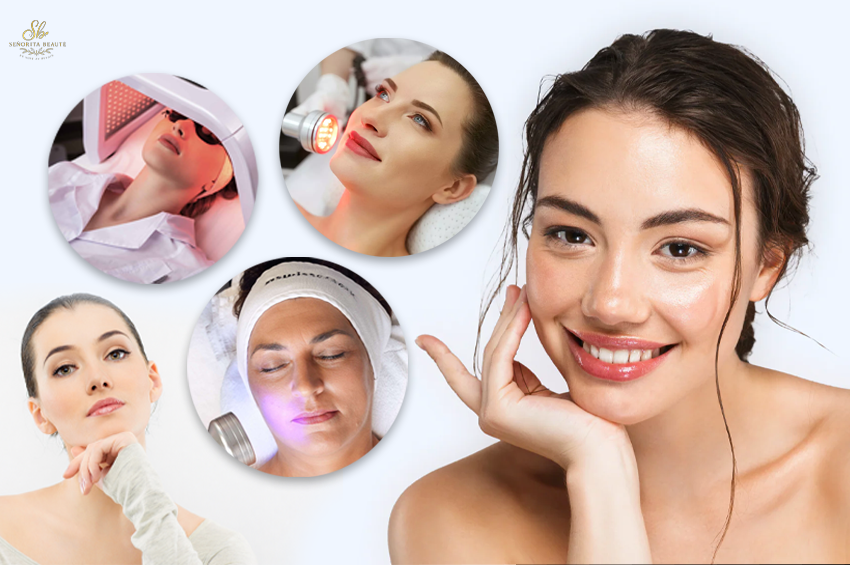 Modelage du visage liftant, luminothérapie (1h15)