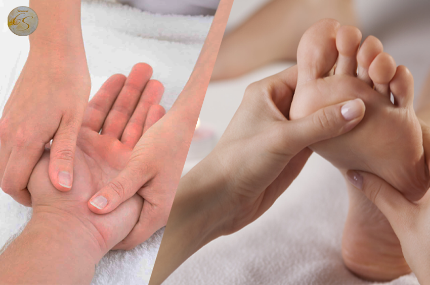 Massage relaxant des pieds et des mains (1h)