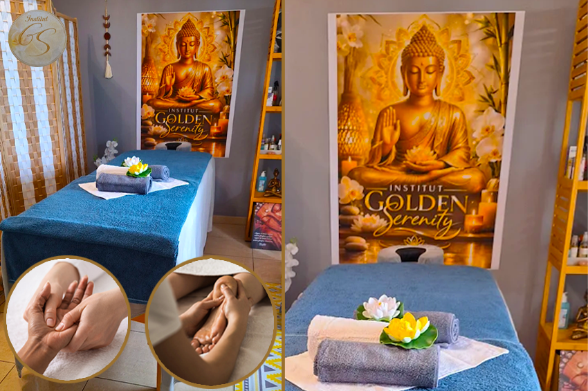 Massage relaxant des pieds et des mains (1h)