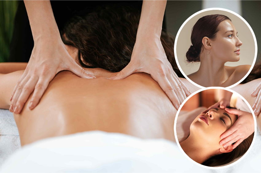  Massage du dos et soin de visage (1h) 