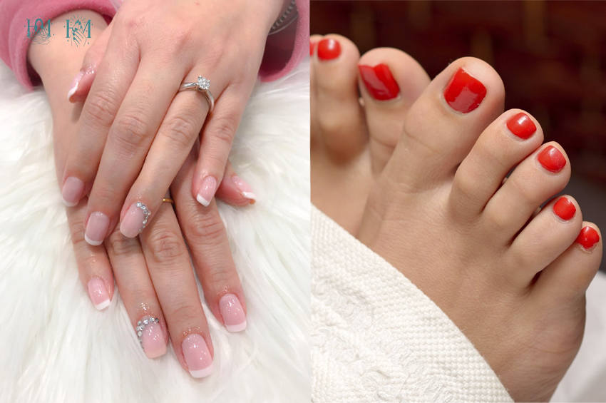 Semi-permanent mains OU pieds (déco simple)