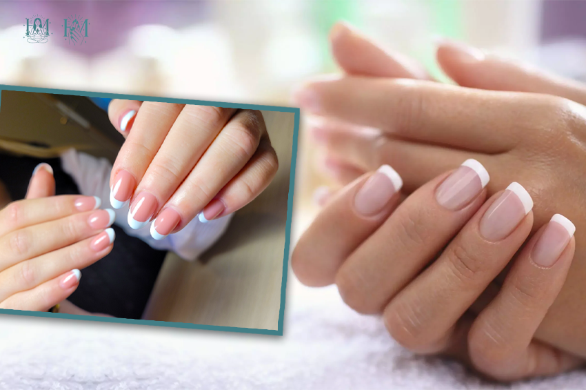 Gainage ongles naturels avec semi-permanent