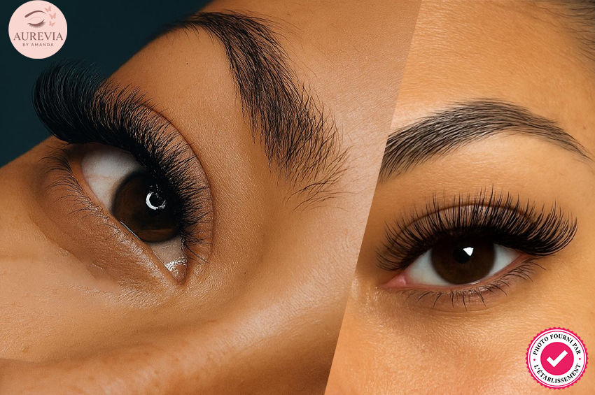 Extension de cils volume russe