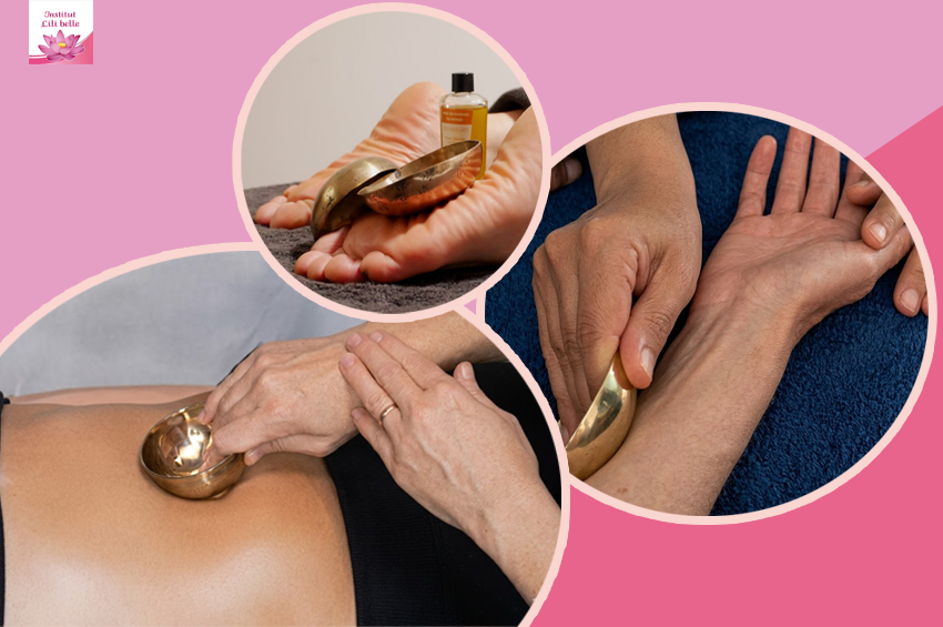  Massage aux bol de Kansu pieds, mains, ventre et visage ( 1h30) 